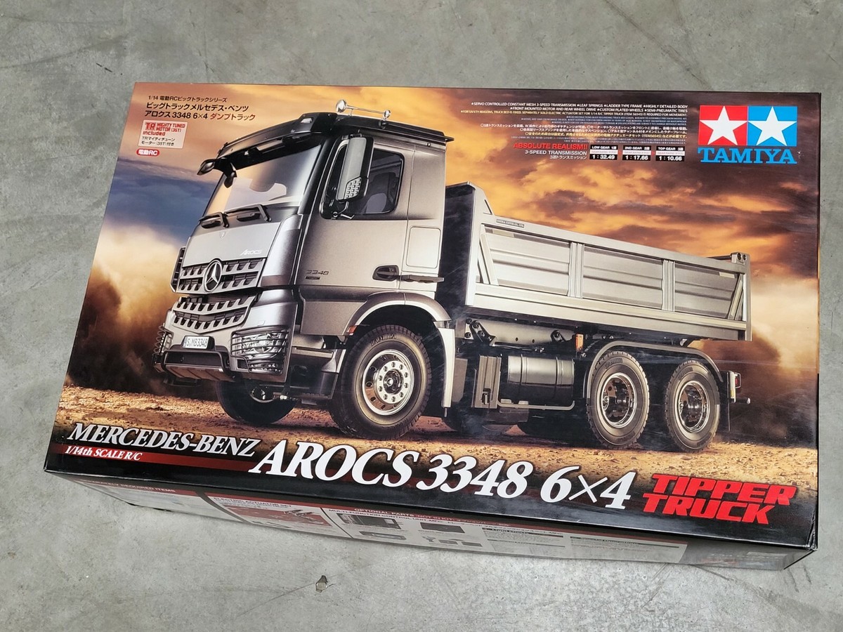 タミヤ 1/14 メルセデス・ベンツ アロクス 3348 6×4 ダンプトラック改