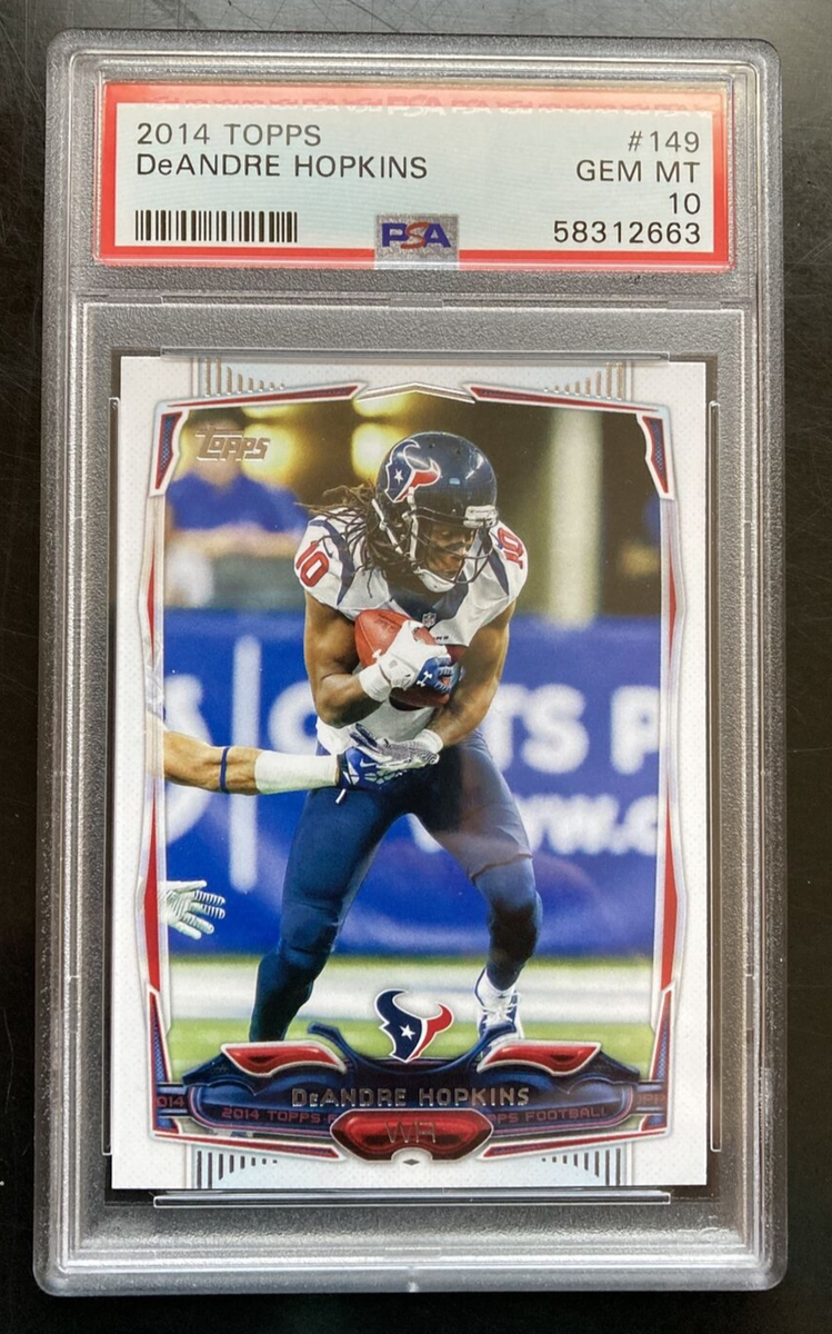 DEANDRE HOPKINS　ホプキンス　直筆サインカード　AUTO　NFL DeAndre Hopkins 2013 National Treasures #205 Rookie Patch