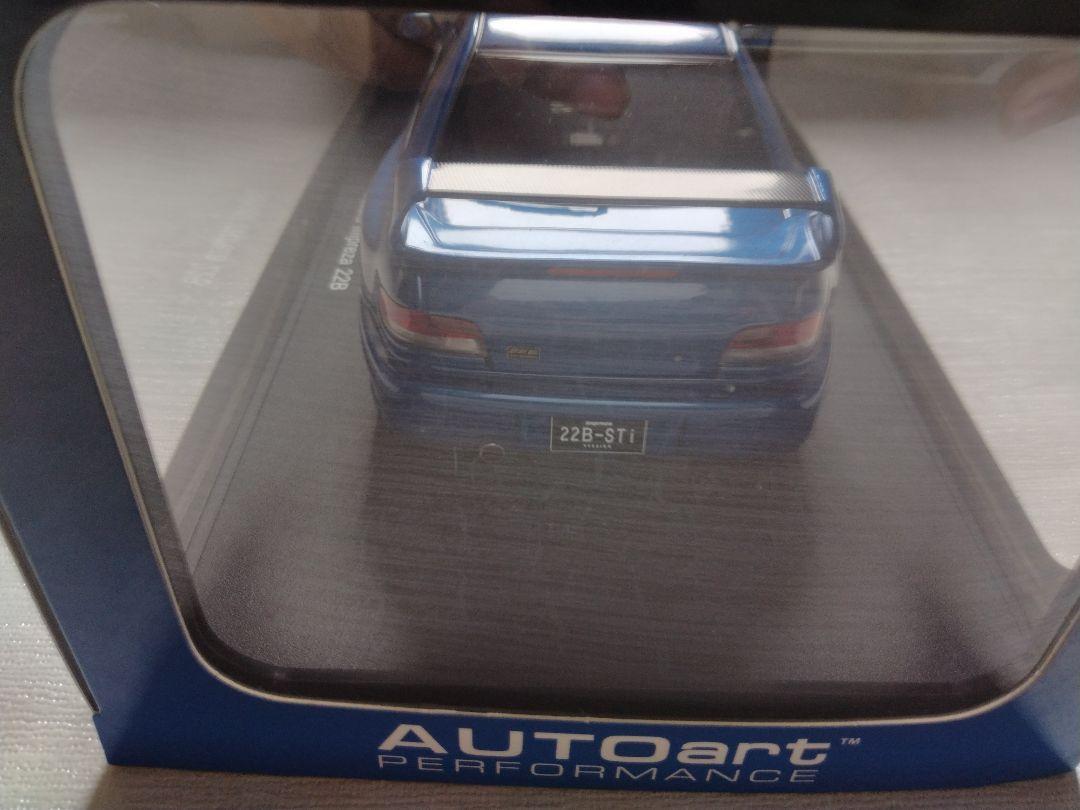 Autoart 1/18 Scale Subaru Impreza 22B Sti Version Mini Car With