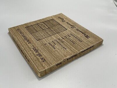 Dureke & Sons Wood Magnetic Square Solitaire Puzzle 1961