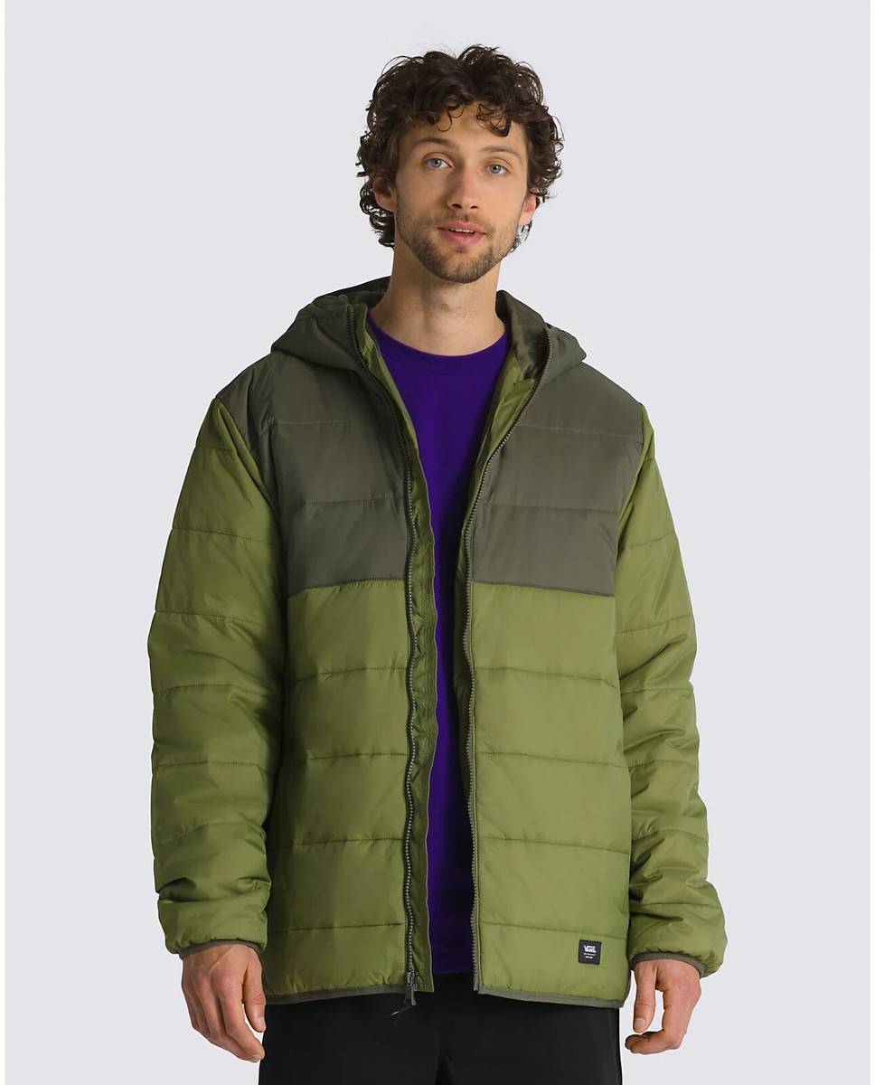 90s vans down jacket olive M