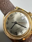 Timex Vintage 1977 Sprite 30MM Wind up Sunburst Dial Gothic Numbers Runs Good