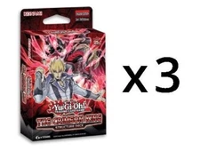Yugioh TCG The Crimson King 1st Edition Structure Decks x 3 SEALED!