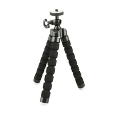 Octopus Tripod Mount for GoPro / Insta360 / Osmo Action 5 4 3 2 / SJCAM (Black)
