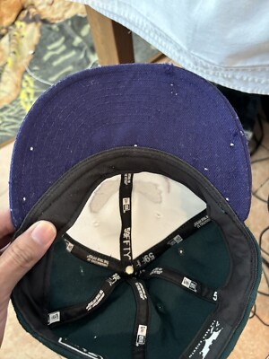 The Dark Knight Joker Cap New Era 7 1/8 Fitted Distressed The Dark Knight Joker Cap New Era 7 1/8 Fitted Distressed