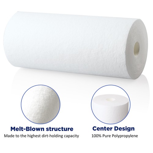 SimPure 10" x 4.5" Clear Whole House Water Filter Housing Filtration System Home - Picture 37 of 63