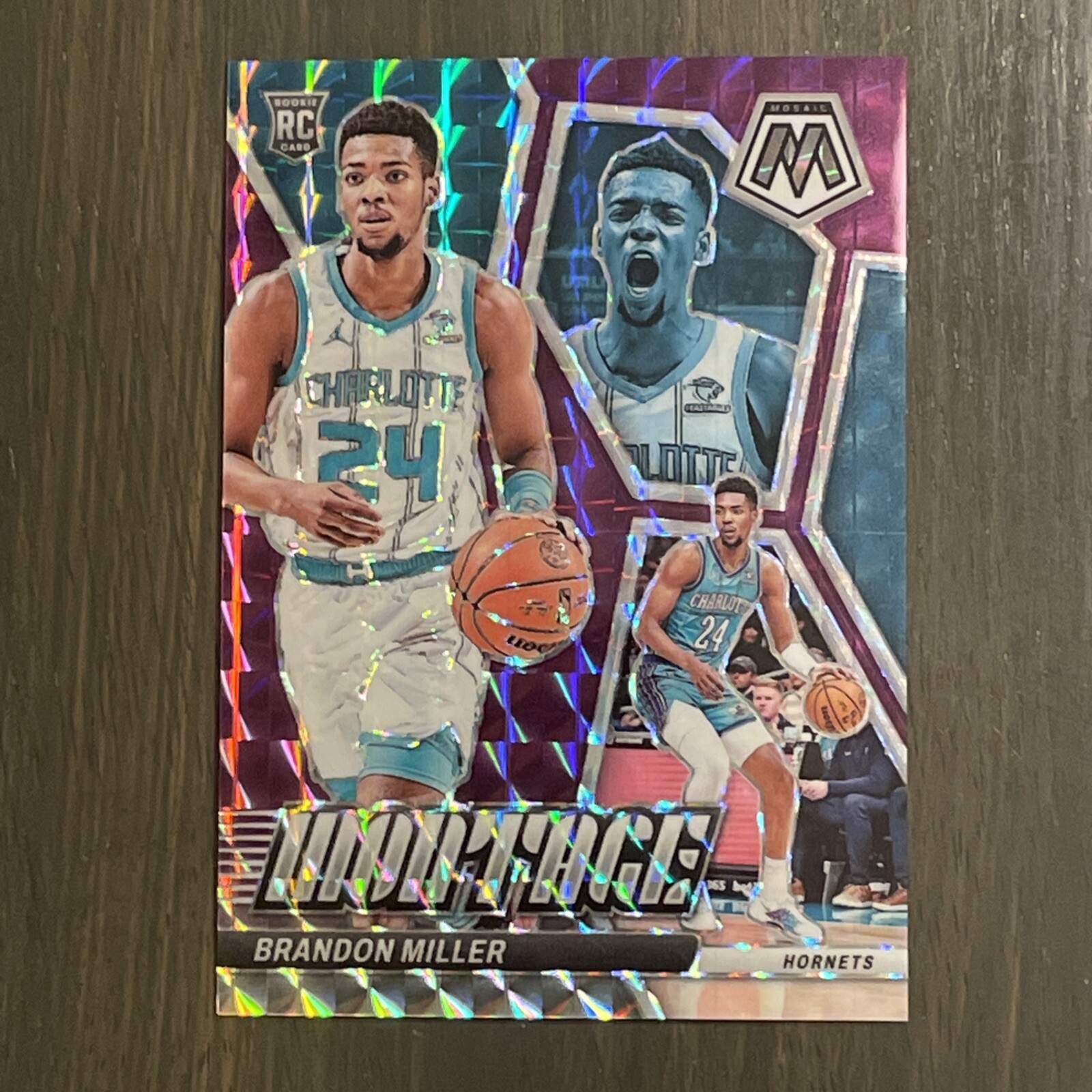 2023 Mosaic Montage Purple Brandon Miller /99 RC