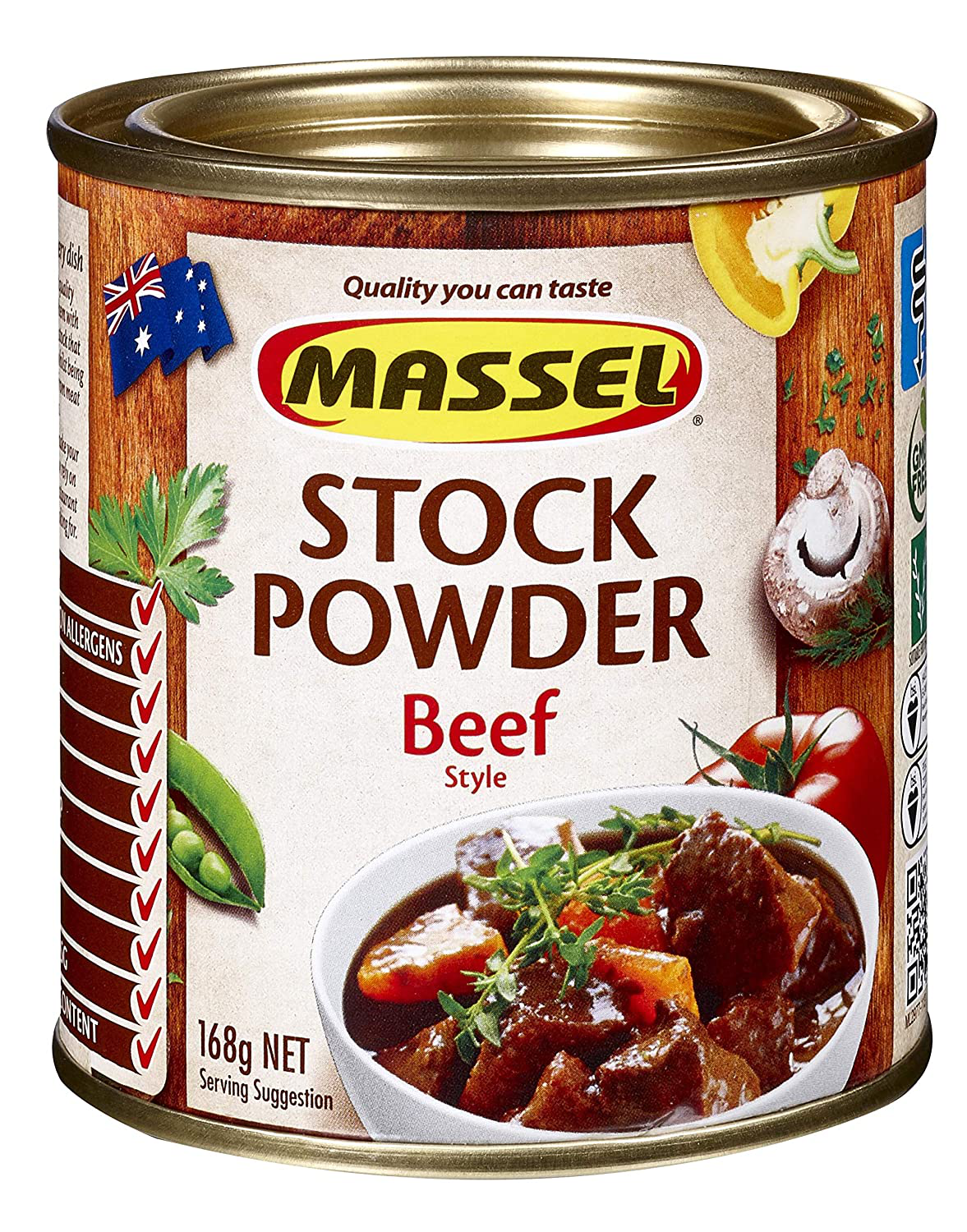 Massel Bouillon Salt Reduced Stock Powder No Msg Gluten Free Chicken Flavou For Sale Online Ebay