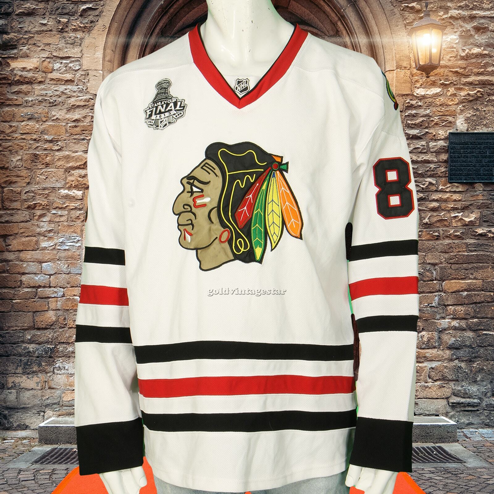 Blackhawks NHL Stanley Cup Reebok Hockey Jersey Patrick Kane