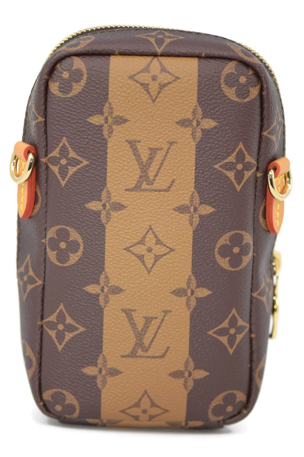 Louis Vuitton x Nigo Flap Double Phone Pouch Brown in Coated Canvas with  Gold-tone - US