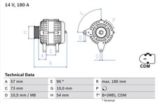 Bosch 0986082200 Alternator