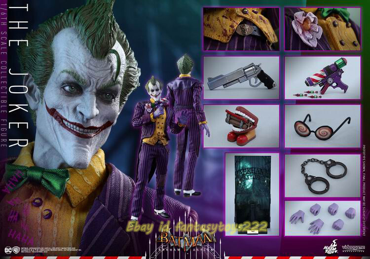 HotToys 1/6 VGM27 Batman Arkham Asylum The Joker Action Figure