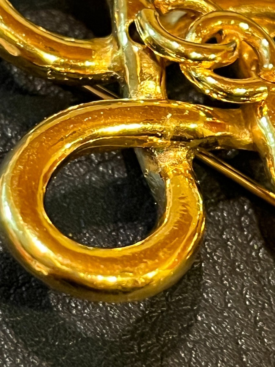 T*T様 ★刻印ありCHANEL　MADE IN FRANCE COCOマーク CHANEL(シャネル) Coco mark rhinestone brooch ココマーク