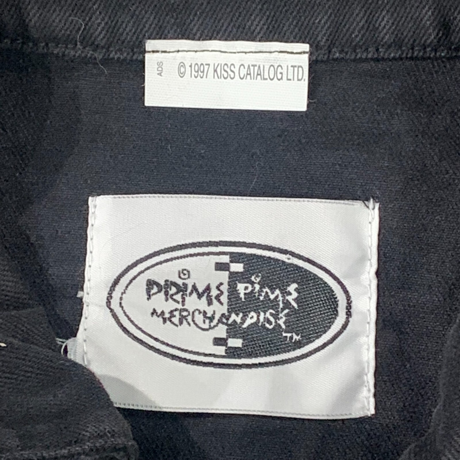 Vintage 1997 Kiss Catalog LTD Tour Prime Pime Merchandise Black Jean Jacket  | eBay