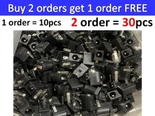 10 PCS DC Power Supply Jack Socket Female PCB Mount Connector 5.5 x 2.5mm