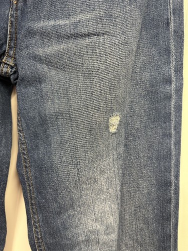 NWT Aero Denim Jeans High Rise Wide Leg Button Fly Distressed Jean 5317 Size 0R - Picture 7 of 14