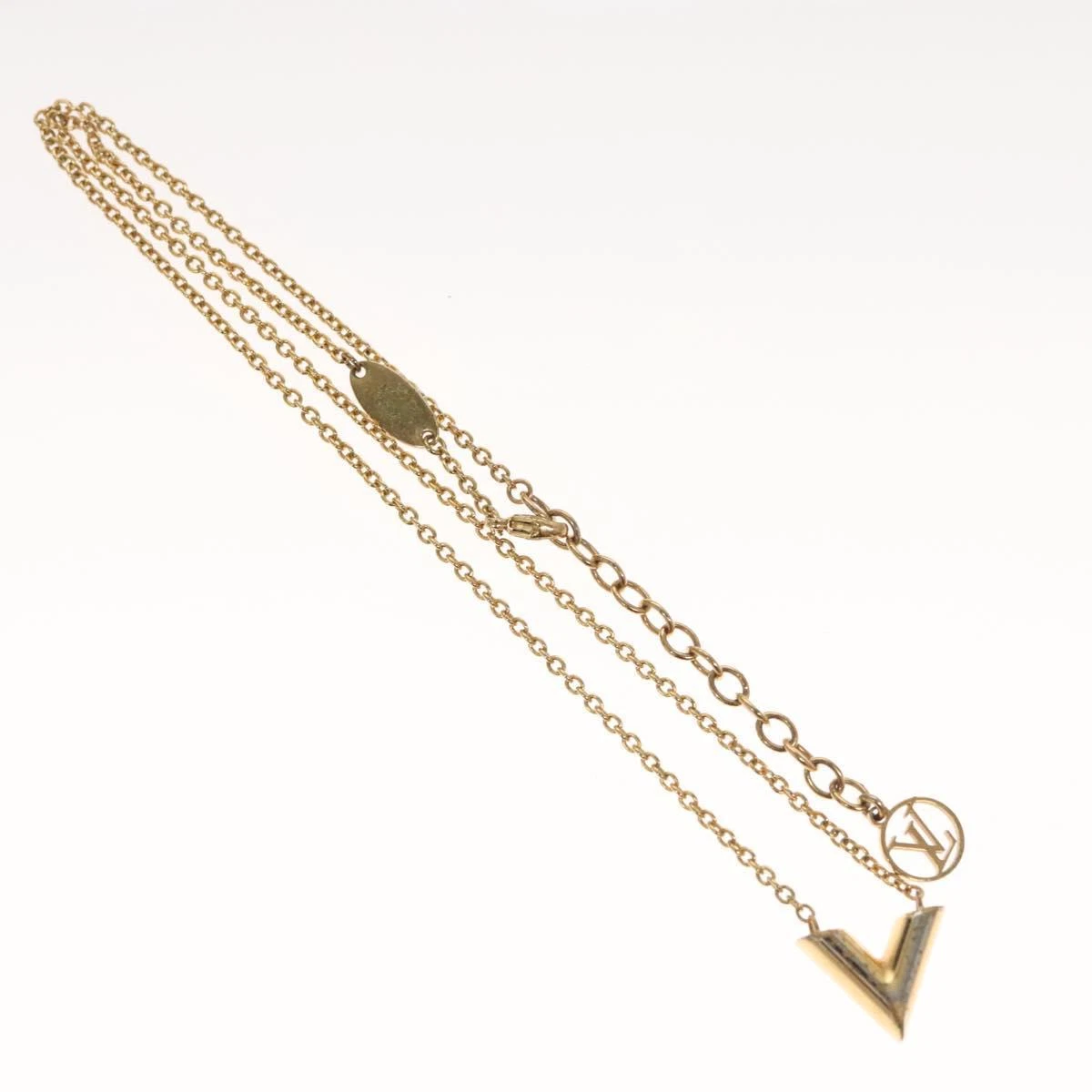 LOUIS VUITTON（LV） Collana LOUIS VUITTON Essential V oro M61083 LV originale bs24152