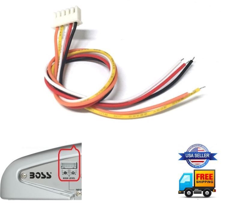 Speaker High Level Input Plug 5-Pin Harness HIFONICS Speaker High Level Input Plug 5-Pin Harness HIFONICS