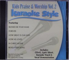 Kids Praise  Worship Volume 2 Christian Karaoke Style NEW CD G Daywind 6 Songs