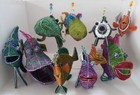 Hanging Display Fish SET OF 9 ~ Hand Crafted Beaded Ornament Gift ~ BEADWORX