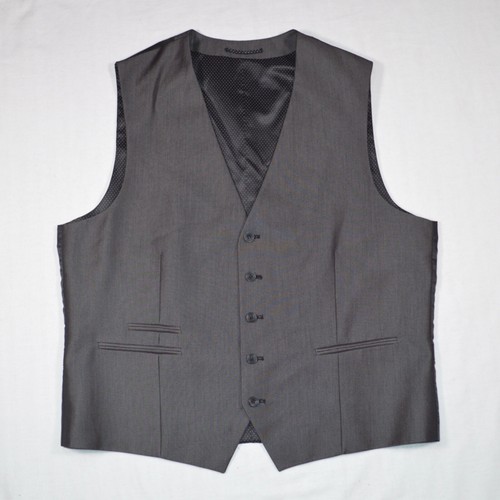 Skopes Grey 3 Piece Suit Jacket 44L Waistcoat 44R Slim Fit Trousers W38 L33 - Picture 10 of 24
