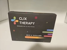 NEW! $149 Clix Therapy Neck & Shoulders Pain - Reusable Hot & Cold Packs