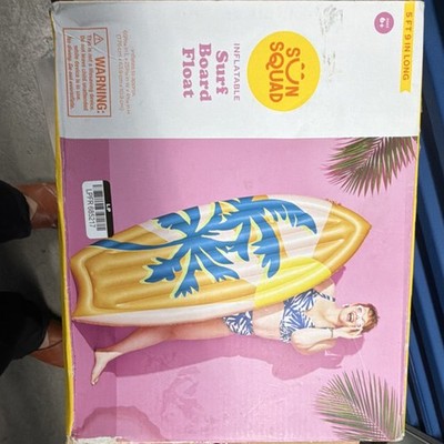 Sun Squad Inflatable Surf Board Float 5 ft 9 in Long