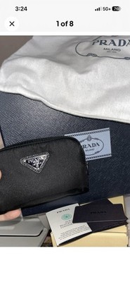 Prada Black Re-Nylon Necessaries Bag 100% Authentic With Certification 