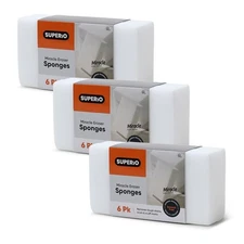 Miracle Eraser Sponges - 18 Count - Effective Cleaning for Kitchen, Bathroom,...