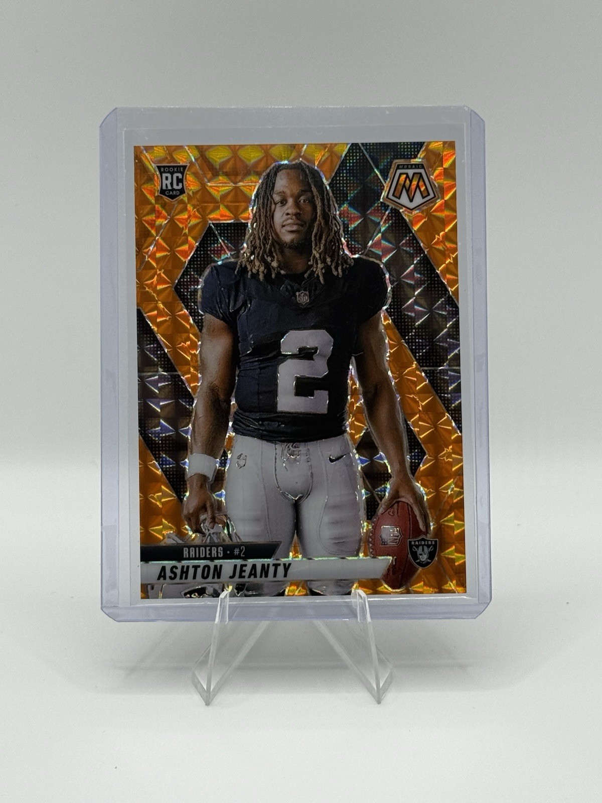 2025 Panini Mosaic - Ashton Jeanty #287 Orange Mosaic /199