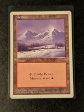 Gebirge 5. Edition (5ED) Magic The Gathering Karte Deutsch Mountain 1997
