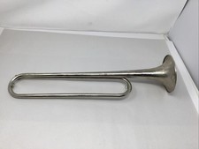 USSR Russian Soviet Union Military Bugle Instrument Vintage 19"