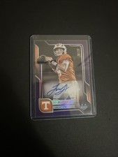 Joey Aguilar 2025 Bowman University Chrome #BCA-JOE Auto Purple Refractor /75