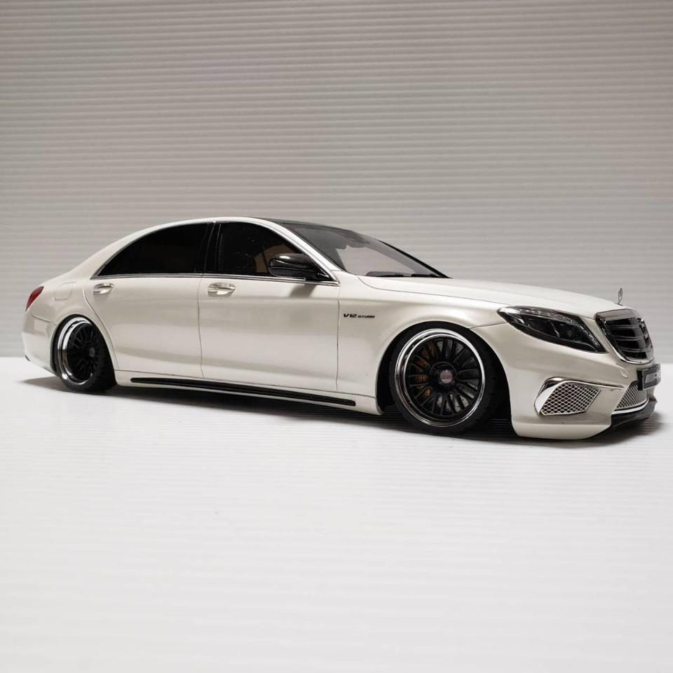 1/18 Mercedes-Benz AMG S65 Early Model Diecast Car Custom Lowrider | eBay