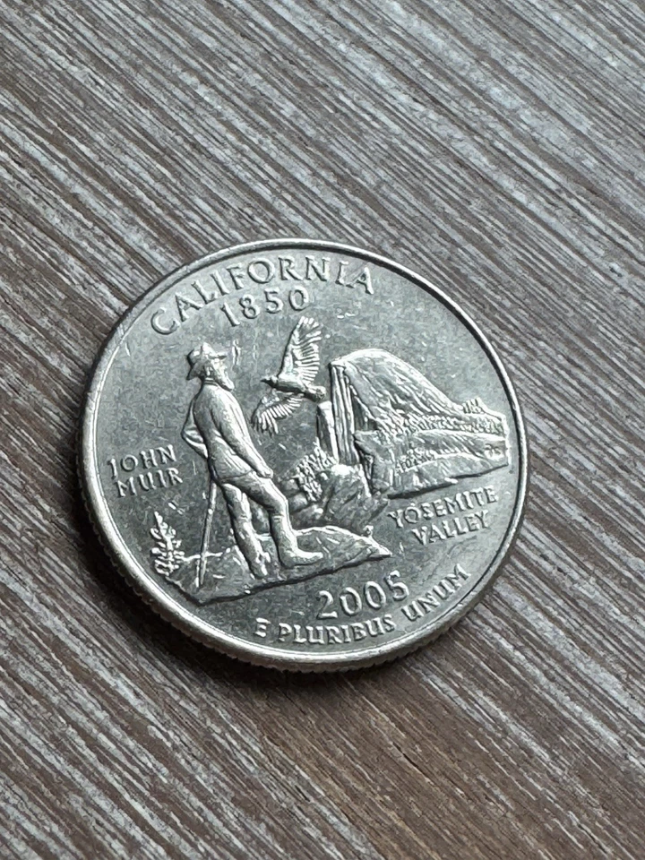 2005 P California State Quarter - Yosemite Valley Design - Image 2 of 4