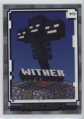 2024 Panini Minecraft Stone Wither #58 03mh