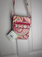 Vera Bradley Capri Melon Mini Hipster Crossbody Purse Retired Pattern NWT