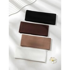 4PCS Women's Elastic Hair Bands Solid Color Headbands for Sports Yoga