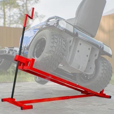 Ride-On Lawn Mower Jack Lift - Telescopic Maintenance Jack for Garden Tractors