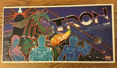 TRON Board Game Assault On MCP Vintage Ideal 1981 Incomplete RARE! Disney