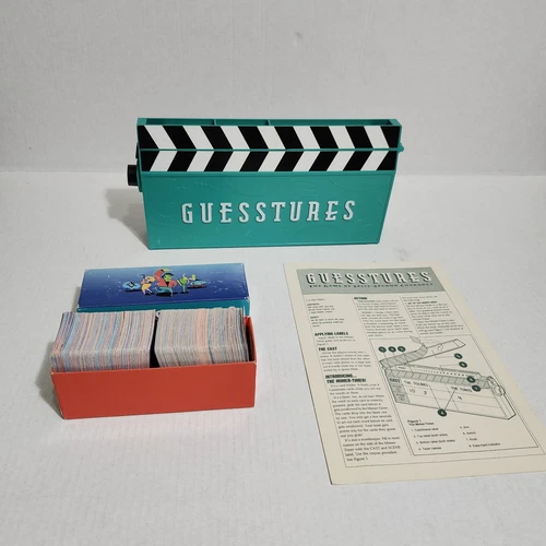 Guesstures The Game of Split-Second Charades Vintage 1990 by MB