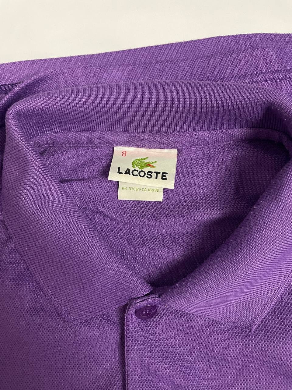 Lacoste Mens Golf Polo Shirt Size 3XL Purple Short Sleeve Collared Outdoor thumbnail 3