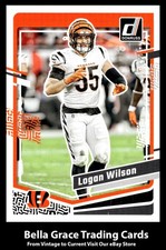 2023 Donruss Logan Wilson #60 Cincinnati Bengals