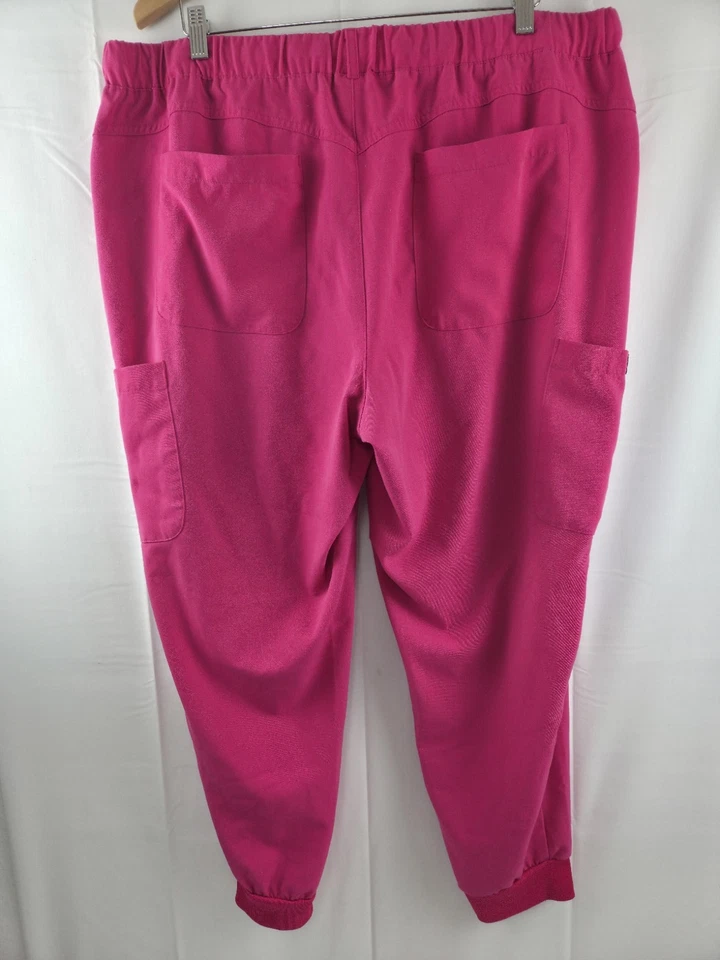 Exfoliantes para mujer Betsy Johnson rosa suave mezcla de algodón talla 2X Foto 3 de 4