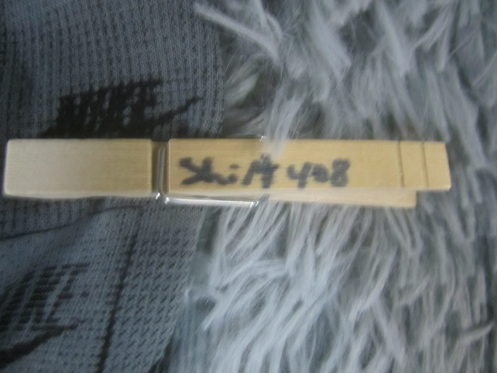 Nike Sweatshirt Boys Medium Gray Black Pullover Hoodie AOP Outerwear thumbnail 8