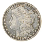 United States 1893 Morgan $1 90% Silver Dollar Philadelphia Mint Coin