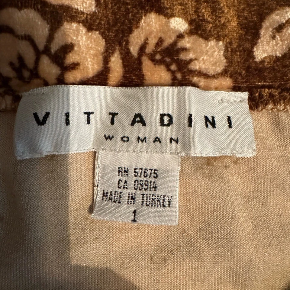 Saia Maxi Vintage Veludo Burnout Tamanho 1X Fada Grunge Feriado Floral Dourado - Imagem 4 de 4