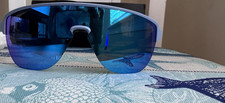 Oakley Corridor Shield Wrap Sunglasses Blue M...