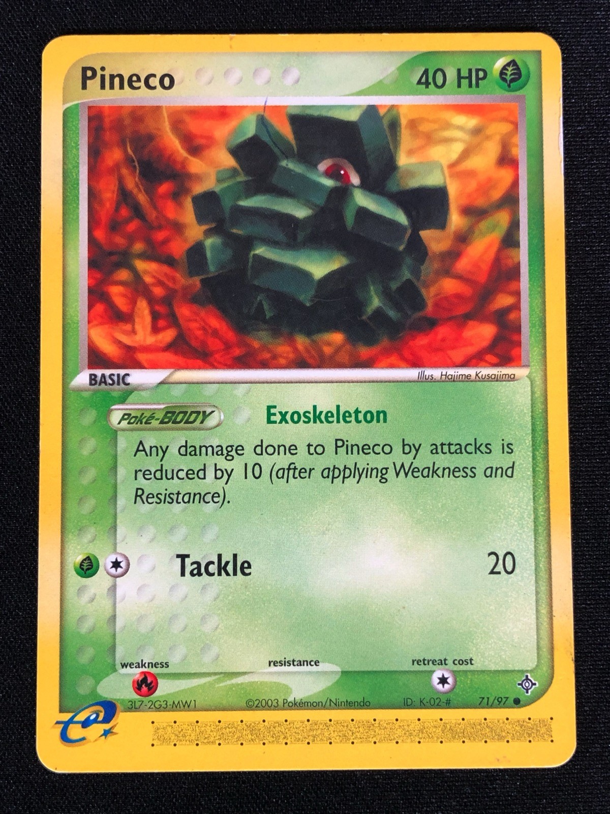 Pokemon Pineco 71/97 Common (LP)