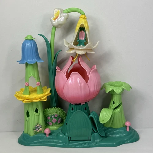 Barbie Fairytopia Little Lands Peony Flower House Playset Mini Cute Play Set